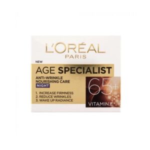 L'Oréal Paris Age Specialist Anti-Wrinkle Nourishing Night Cream 65+, 50 ml