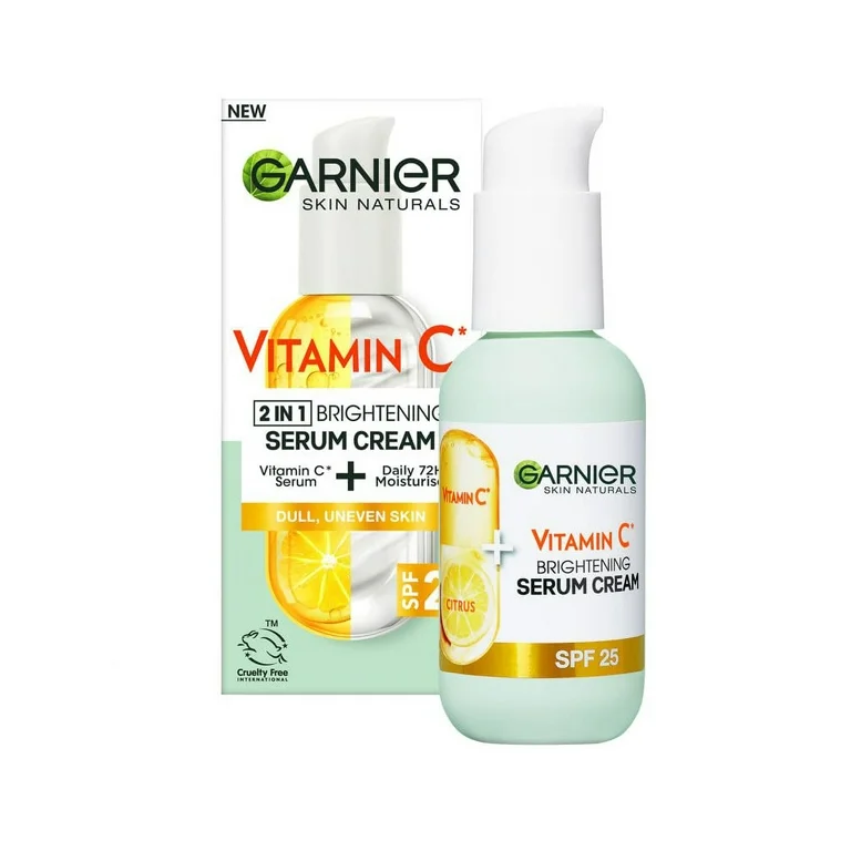Garnier Vitamin C Serum Cream 2-në-1 me SPF 25 – 50 ml