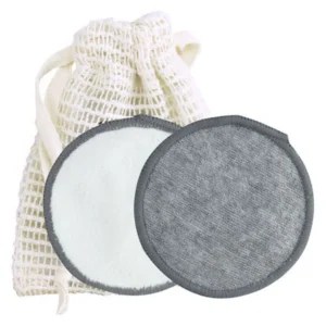 Beter Pady Reusable Makeup Remover Pads – Pambuk Natyral dhe Karboni Bambuje