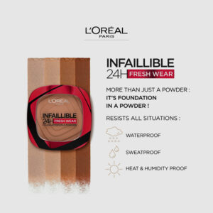 L'Oréal Paris Infaillible 24H Fresh Wear Foundation in a Powder