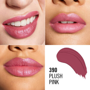 Rimmel London Lasting Finish Satin Lipstick – 390 Plush Pink