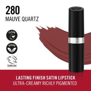 Rimmel London Lasting Finish Satin Lipstick – 280 Mauve Quartz