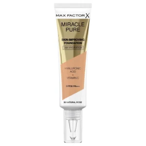 Max Factor Miracle Pure 24H Hydration Makeup Base SPF 30 / Natural Rose 50