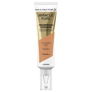 Max Factor Miracle Pure 24H Hydration Makeup Base SPF 30 / Bronze 80